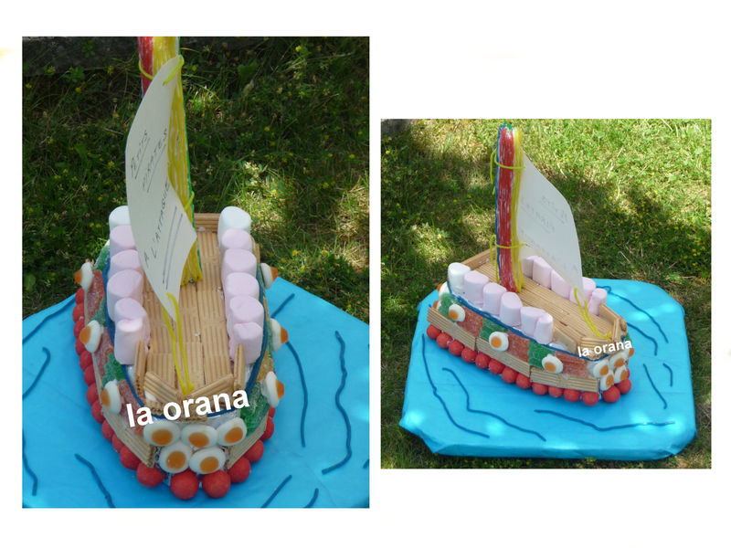 Bateau En Bonbons Candy Boat Mes Petits Gateaux Rigolos