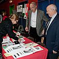 Sur le stand de la Société d'Histoire de Woippy