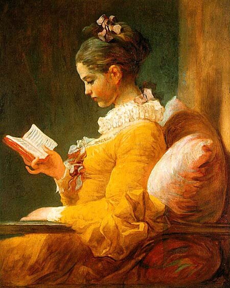 Jeune fille lisant Jean-Honoré Fragonard