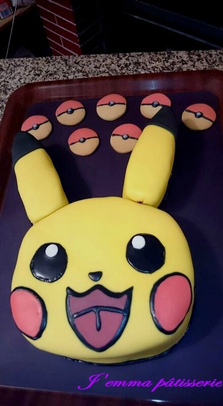 Gâteau POKEMON  Cuisin'hier d'aujourd'hui