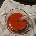 Smoothie fraises passion