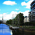 Drôles d'images du quai saint-cyr à rennes le 25 septembre 2022
