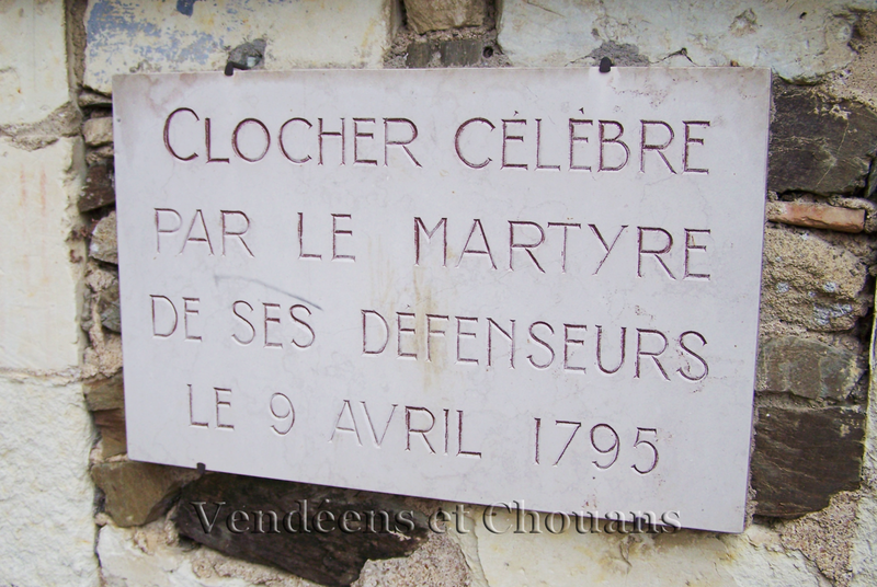 Chanzeaux 9 avril 1795