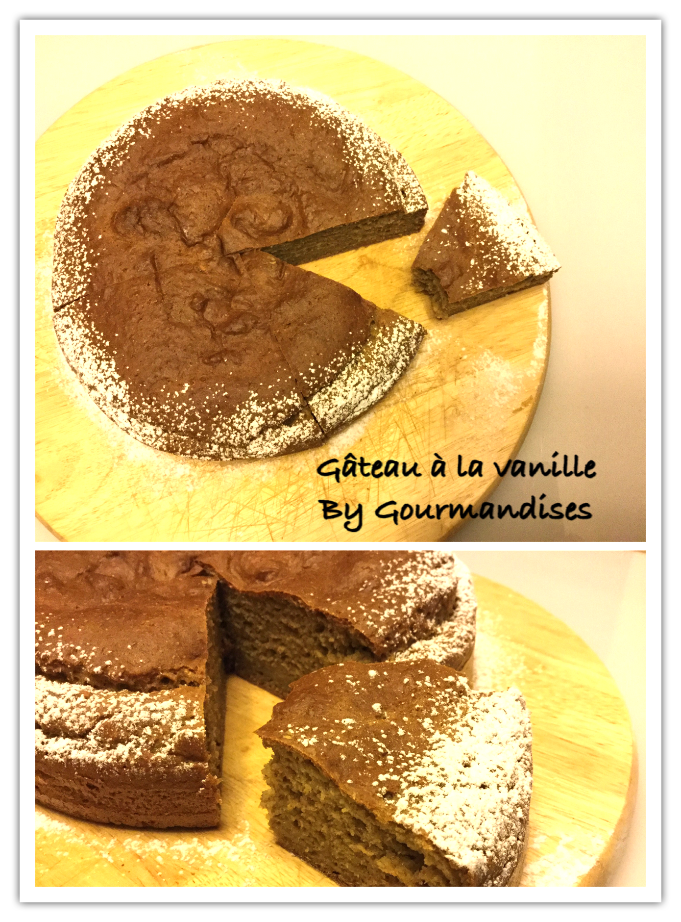 Gateau A La Vanille Sans Sucre Ajoute Sans Beurre Sans Lactose 156 Cal Par Part Gourmandises Sucrees Ou Salees