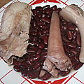 Queues de cochon aux haricots rouges - amafacon