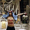 Femen à la madeleine et un film sur femen