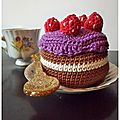 Un gâteau tout au crochet