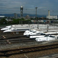 Shinkansen depot Osaka