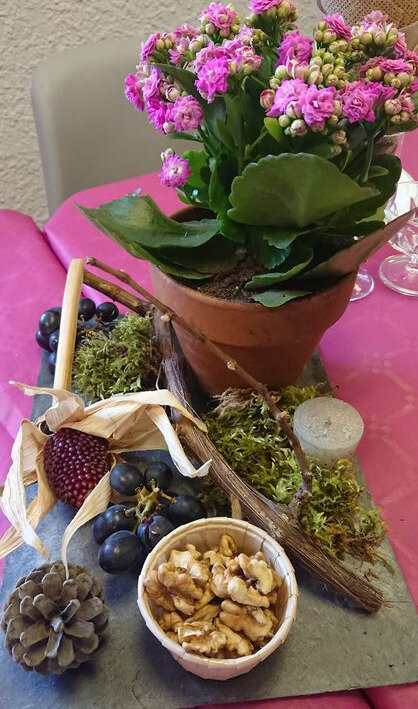 Centre De Table St Vincent Ardoise D Automne Nous La Fait Ou