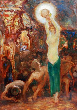 salome gustave moreau huile