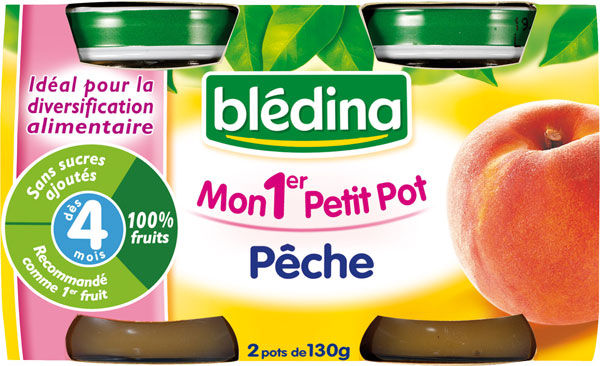 Les Pots BLEDINA fruits 4/6 mois - lilou ouistiti