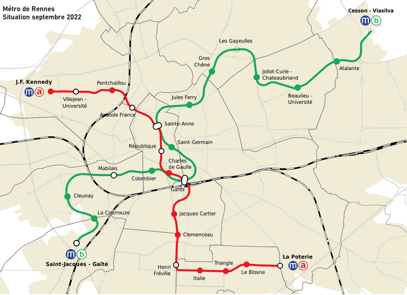 La Ligne B Du Métro De Rennes - Transporturbain - Le Webmagazine Des ...