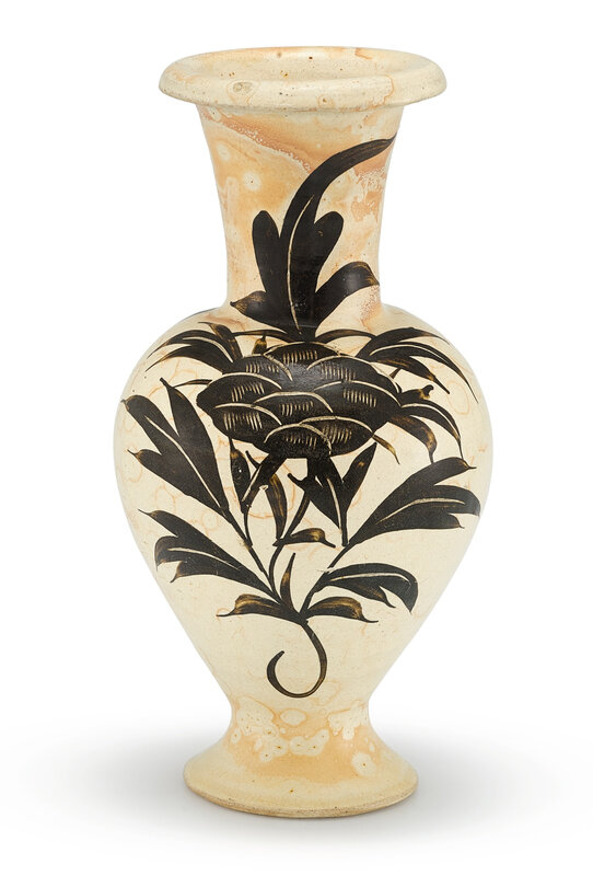A Cizhou painted 'Peony' vase, Song dynasty (960-1279)