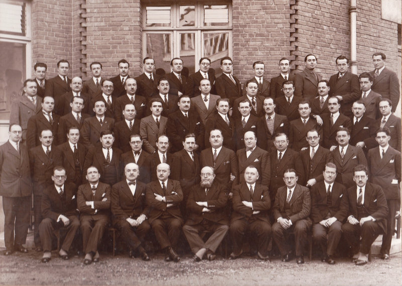 Groupe d'inspecteurs des Impôts en 1933