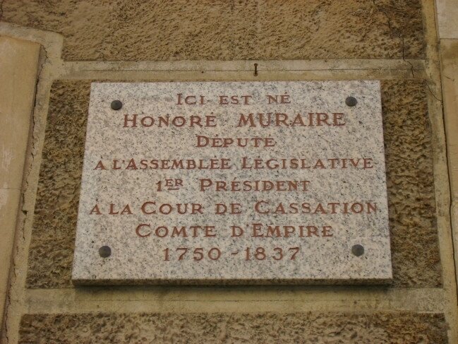Plaque Honoré Muraire