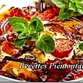 Gratin d'aubergines et de tomates.