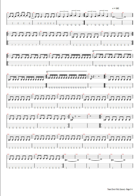 Bullet For My Valentine Tears Don't Fall Hamstab