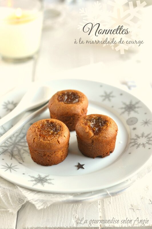 nonnettes marmelade courge orange - idée recette cadeaux noel