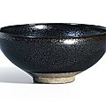 Cizhou, 'Oil spot' glazed, bowl, Northern Song-Jin Dynasty, 11th-12th century