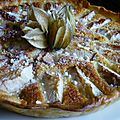 Tarte aux nectarines blanches
