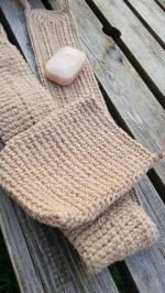 sangle isado jute crochet back scrubber exfoliant gommage