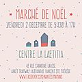 Invitation pour le marché de Noël de Nantes Maman