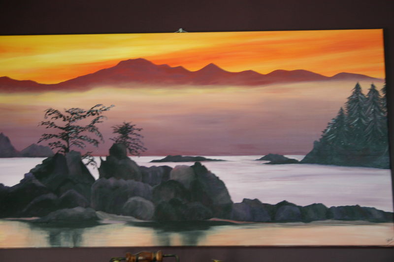 Zen Photo De Toiles En Peinture Acrylique De Cat Latelier Des