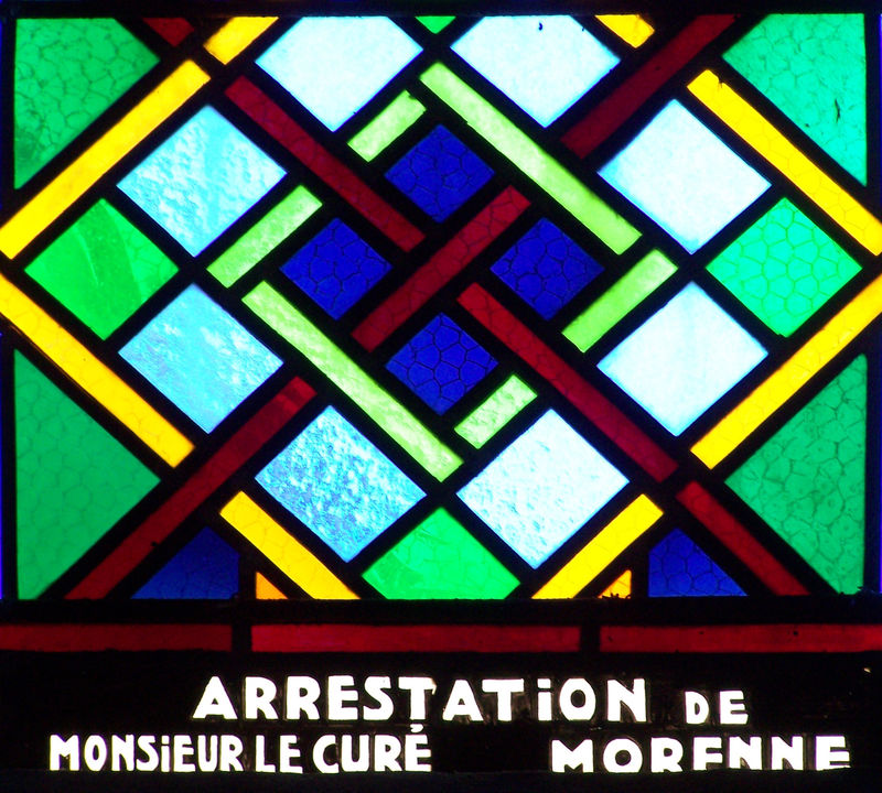 L'arrestation de l'abbé Morenne (légende)