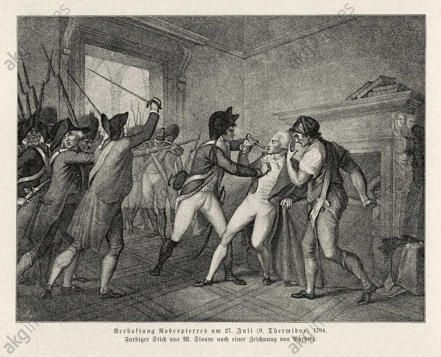La chute de Robespierre (9 thermidor - 27 juillet 1794) - La Galerie de  l'Histoire