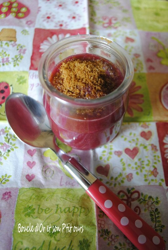 Compote PommePoireCassis Boucle d'or et son P'tit ours