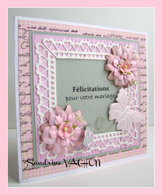 Carte Felicitations Pour Votre Mariage Carterie De Sandrine Vachon