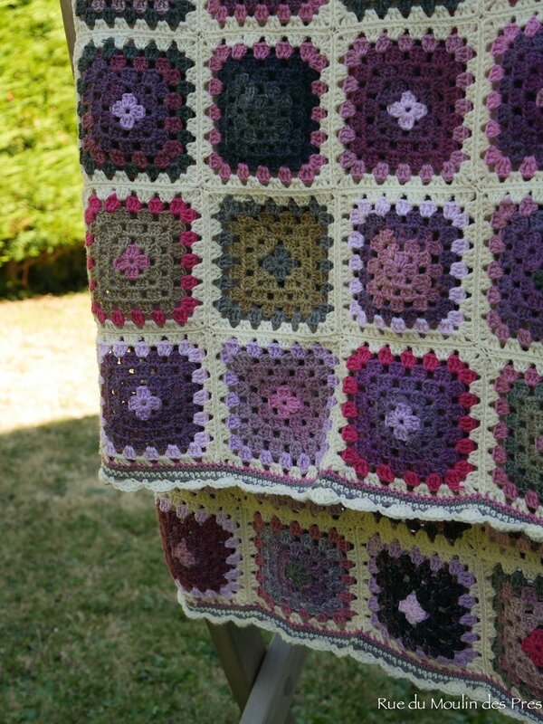 Plaid granny roses Septembre 07