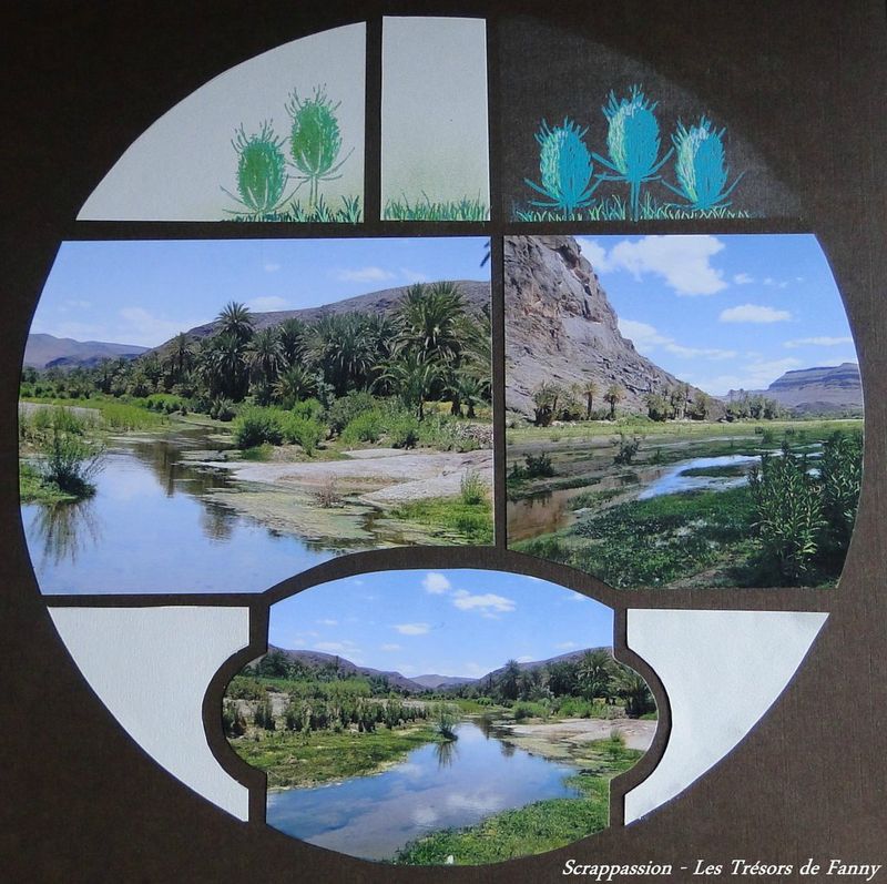 Paysage Marocain L'Oasis de Fint Les Trésors de Fanny pages de