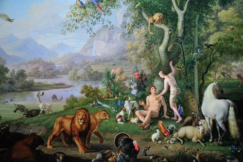 Adam et Ève au Paradis