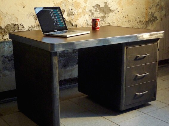 Renovation D Un Bureau Metallique Annees 60 Indus Home Factory