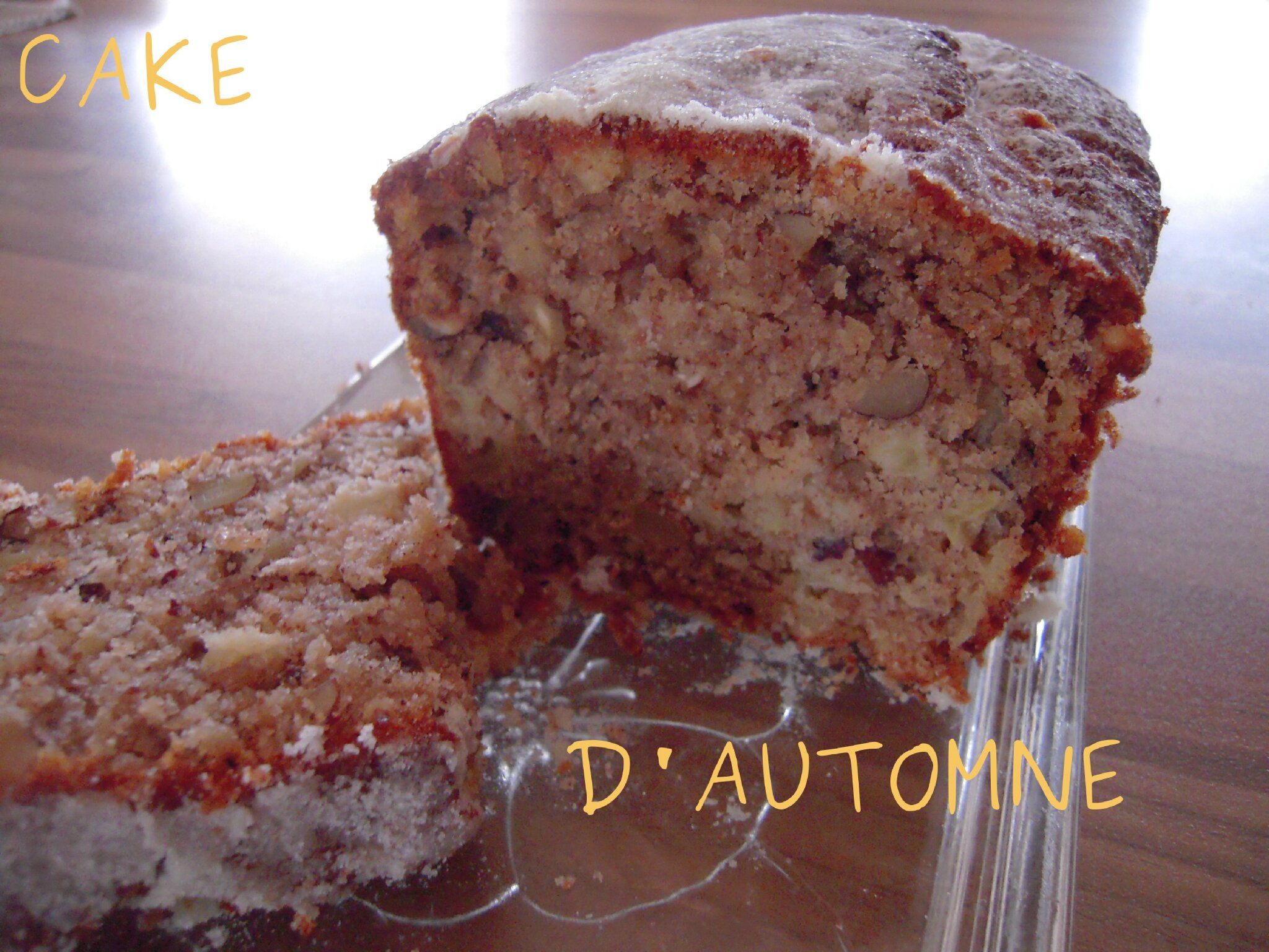 Delicieux Cake D Automne Amandes Noix Noisettes Pommes