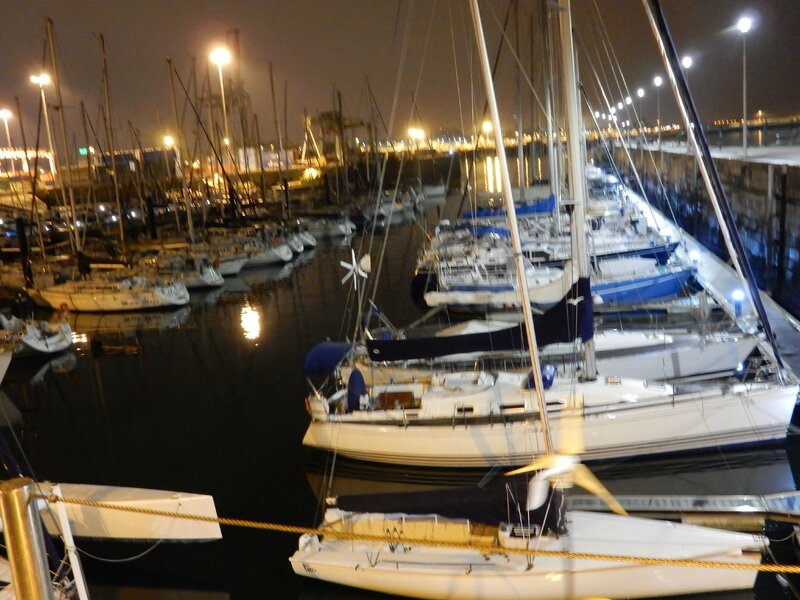 Le port de Leixoes de nuit 171016