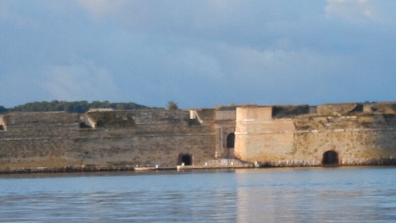 L'entrée de la forteresse Saint-Nicolas, dans le canal Sv Ante, lundi 25 octobre 2020