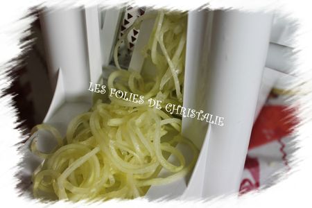Spaghettis de légumes 2
