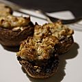 Champignons farcis aux noix