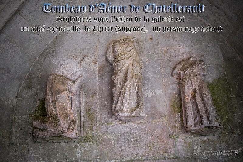 Tombeau d'Aénor de Chatellerault mère d'Aliénor d'Aquitaine Abbaye saint-vincent Nieul sur l'Autise (4)