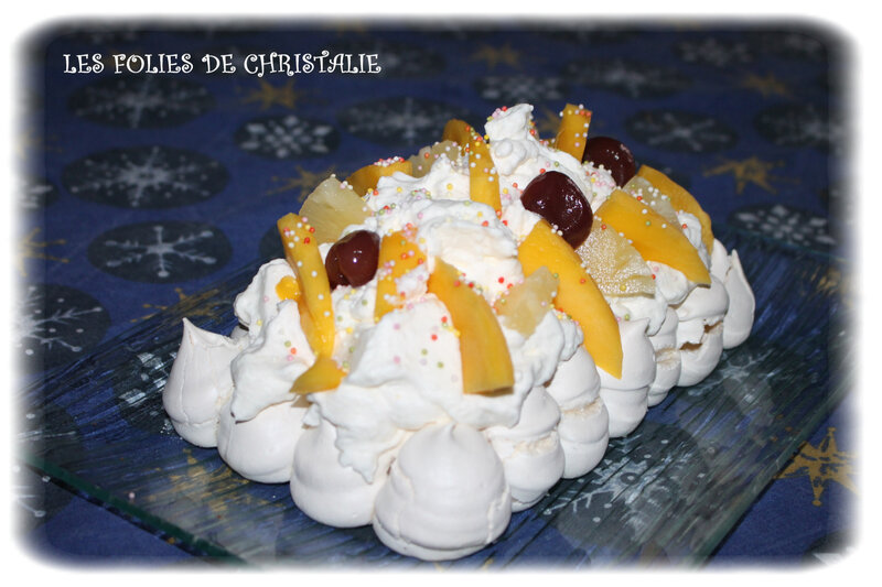 Bûche pavlova 8