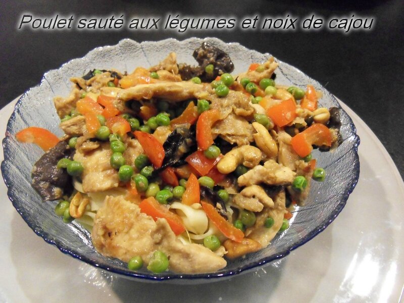 Poulet Sauté Au Légumes Et Noix De Cajou Recettes