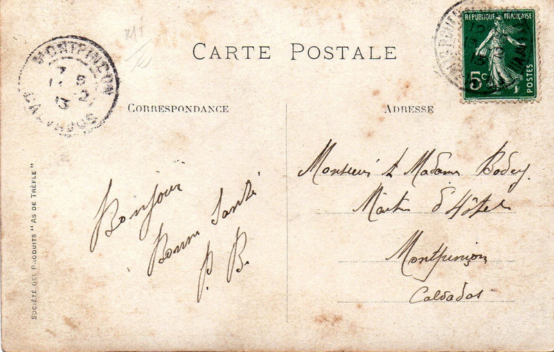 Rouen, Champ de Mars, artilleurs du 43e RAC, Pierre Marie Raoul Bodey 1913 corresp