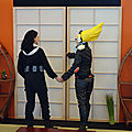 Cosplay Eraser Head et Present Mic (My Hero Academia)