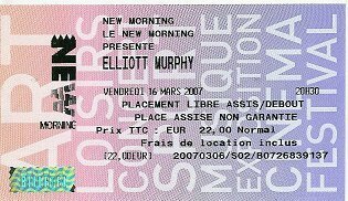 2007 03 Elliott Murphy New Morning Billet