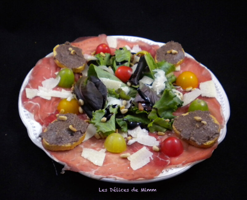 Carpaccio de bresaola