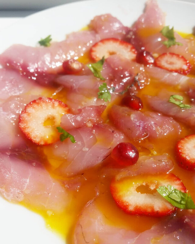 Carpaccio de chinchard 