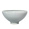 A Shufu carved deep bowl, lianziwan, Yuan dynasty (1271-1368)