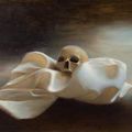 Jean-Claude JANET, Vanité, 1997. Huile sur toile. Signée et datée. 50 x 73 cm